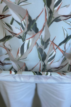 Мультиколор шифоновая блузка с коротким рукавом LindaLux 812/1 ласточка - фото 4