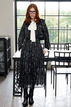 Платье свободного кроя с резинкой и рукавами с манжетами Lokka 1479 - фото 3