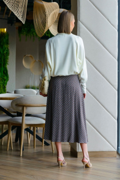 Демисезонная юбка расклешенного силуэта с поясом Noche mio 2.004 - фото 2