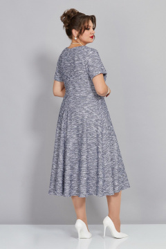 Демисезонный комплект из пиджака и платья из трикотажа Mira Fashion 5465 - фото 3