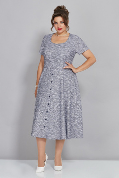 Демисезонный комплект из пиджака и платья из трикотажа Mira Fashion 5465 - фото 2