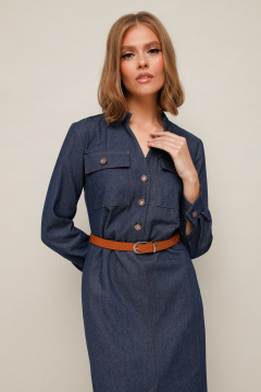 Джинсовое платье с накладными карманами PUR PUR 11-274/7 - фото 4