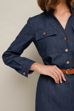 Джинсовое платье с накладными карманами PUR PUR 11-274/7 - фото 2