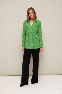 Демисезонный комплект из жакета и брюк из ткани шанель PUR PUR 11-276 - фото 2