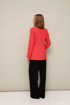 Демисезонный костюм из ткани шанель в клетку PUR PUR 11-276/1 - фото 4