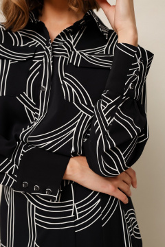 Костюм из блузки и юбки на запах PUR PUR 11-319 - фото 2