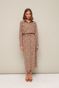 Демисезонный костюм блузка и юбка на запах PUR PUR 11-319/2 - фото 1