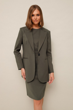 Демисезонный костюм из текстиля жакет и платье-футляр PUR PUR 11-321/1 - фото 4