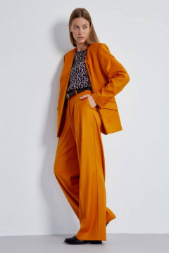 Брюки карго из мягкого джинса с накладными карманами Elady 4474 хурма - фото 1