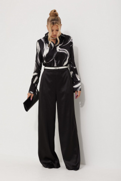 Комбинезон AMUARt 1017-2 черный-белый - фото 4