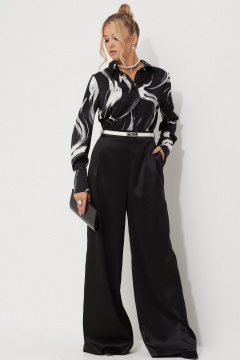 Комбинезон AMUARt 1017-2 черный-белый - фото 2