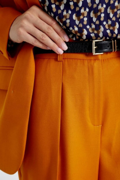 Брюки карго из мягкого джинса с накладными карманами Elady 4474 хурма - фото 2