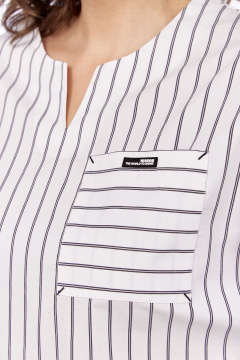 Блуза с рукавами со складками и нагрудным карманом из текстиля Jurimex 3194 - фото 4