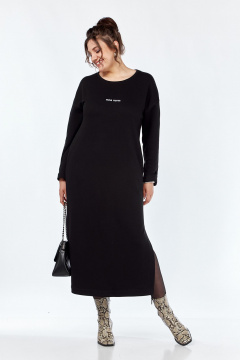 Платье прямого силуэта с рисунком и разрезами Jurimex 3160 - фото 4
