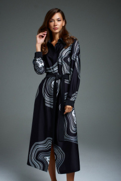 Платье DILIA 0903 черный - фото 2