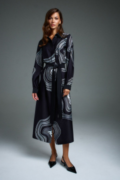 Платье DILIA 0903 черный - фото 1