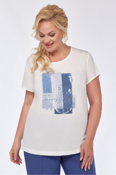 Блуза, брюки, жакет БагираАнТа 929 сине-фиолетовый - фото 5