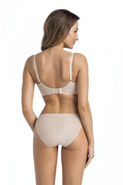 Бежевый бюстгальтер для кормления из кружева с мягкими чашками Teyli 202 бежевый - фото 2