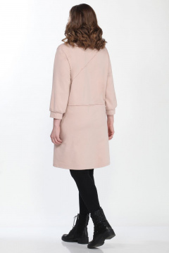 Платье с ассиметричным низом и разрезом из трикотажа Matini 3.1447 - фото 4