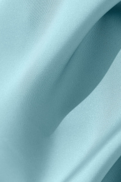 Блуза летняя голубая с коротким рукавом и блестящей тканью Панда ПА-459340 бирюзовый - фото 3