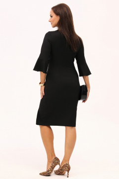 Демисезонное платье миди с воротником-стойкой и разрезом Angelina & Сo 1152 - фото 5