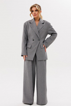 Свободные брюки и жакет из шерсти для повседневного образа Amberа Style 2088 - фото 4