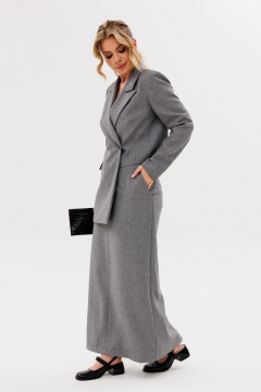 Жакет и юбка из шерсти с прорезными карманами и разрезом Amberа Style 2094 - фото 4