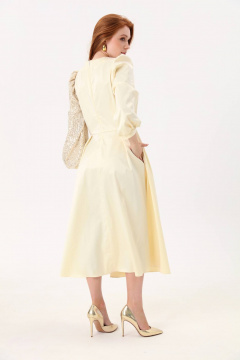 Демисезонное платье миди с кружевом и пайетками NikVa 416-4 - фото 2