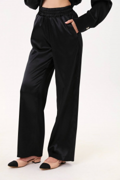 Свободные брюки с широкой резинкой и карманами для повседневного стиля NikVa 705-4 - фото 1