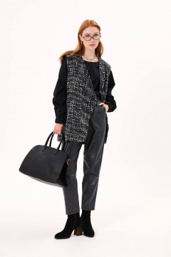 Брюки и жилет оверсайз с горизонтальным рассечением NikVa 810-1 - фото 2