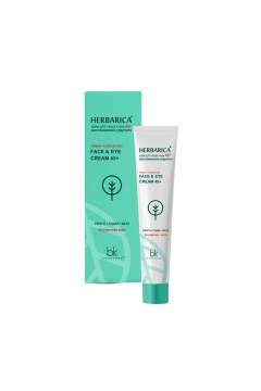 Крем для век с матэ и годжи 40 г Belkosmex Herbarica Крем для лица и век 45+ восстановление упругости - фото 1