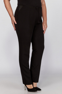 Брюки больших размеров из костюмной ткани с эластичной тесьмой Новелла Шарм А4018-a - фото 4
