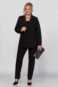 Классический костюм: пиджак и брюки с застежками на пуговицах Новелла Шарм А4019 - фото 4