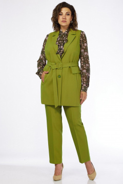 Брюки и жилетка из костюмной ткани с блузой на каждый день Jurimex 3175-2 - фото 1