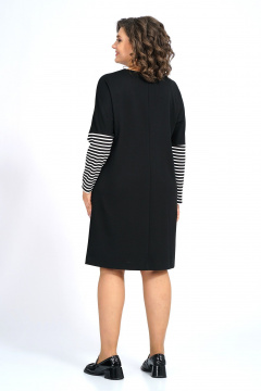 Платье прямого силуэта с термоаппликацией и молнией на спинке Alani Collection 2201 - фото 5