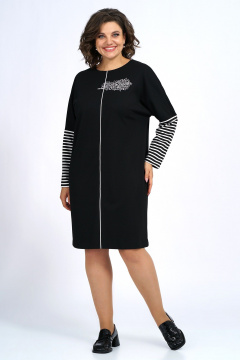 Платье прямого силуэта с термоаппликацией и молнией на спинке Alani Collection 2201 - фото 4