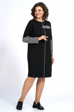 Платье прямого силуэта с термоаппликацией и молнией на спинке Alani Collection 2201 - фото 3