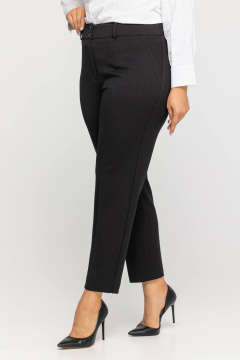 Классические брюки из плотного костюмного материала Avila 0964 черный - фото 1