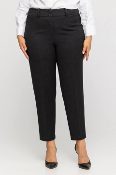 Классические брюки из плотного костюмного материала Avila 0964 черный - фото 5