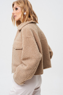 Жакет короткий из пальтовой ткани с карманами Mixan 2077 - фото 5