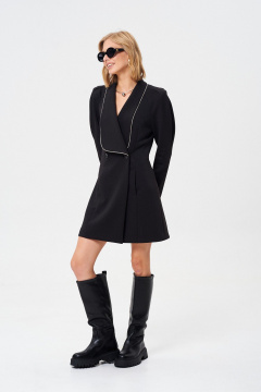 Платье-жакет из формоустойчивого трикотажа с пуговицами Mixan 5084 - фото 3