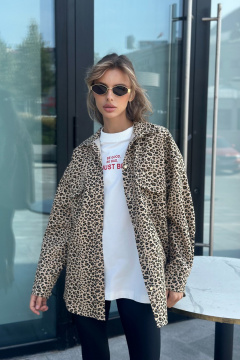 деловий жакет прямого крою з брюками THE.WOMAN 0228 песочный - фото 2