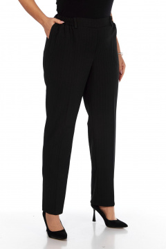 Брюки с поясом на резинке, средняя посадка, демисезон Abbi 2024 - фото 1