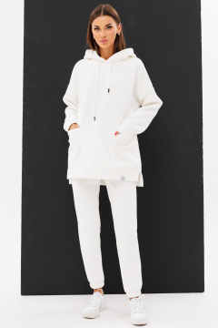 Костюм оверсайз из утепленного трикотажа с боковыми разрезами Kivviwear 40574053.26 - фото 2