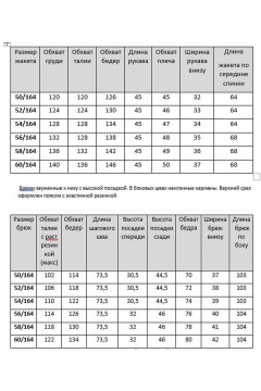 Демисезонный костюм из костюмной ткани с полосками и зауженными брями Mubliz 200 графит_полоска - фото 5