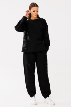 Демисезонные брюки с разрезами из трикотажа и высокой износостойкостью Kivviwear 4224.04 - фото 3