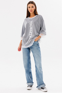 Демисезонный джемпер с принтом Kivviwear 4227.01 - фото 3