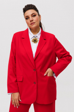 Костюм 2-ка с брюками палаццо и оверсайз жакетом Anelli 1485.1 паприка - фото 3