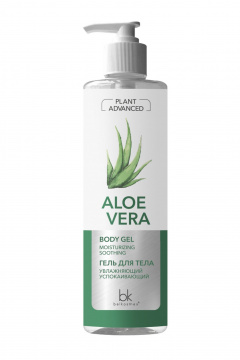 Увлажняющий гель для тела с Aloe vera и бетаином Belkosmex Plant Advanced Aloe Vera Гель для тела увлажняющий успокаивающий - фото 1