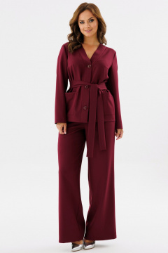 Костюм 2-ка: жакет и узкие джинсы из вискозы и текстиля Angelina & Сo 1162 - фото 1